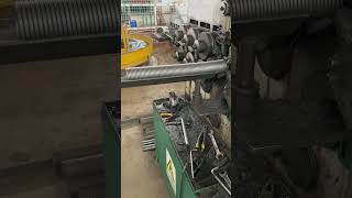 Make in China The production process of tensile springs for garage door rolling gates springs [upl. by Calloway]