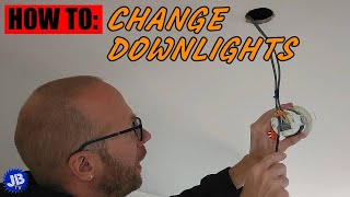 How to Change and Replace Ceiling Downlights  Step by Step [upl. by Etteniuq]