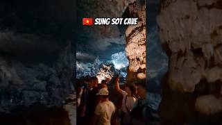 Inside a Crowded Sung Sot Cave in Halong Bay [upl. by Tinya]