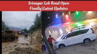 Traffic of Srinagar Ladakh Highway road resume  4 Aug 2024  Cloud Burst Updatezojila cloudburst [upl. by Charmaine]