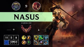 Nasus Jungle vs Zyra  EUW Grandmaster Patch 1413 [upl. by Assetnoc939]