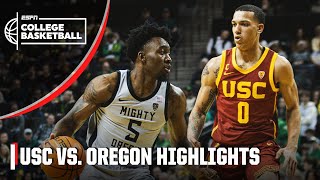 USC Trojans vs Oregon Ducks  Full Game Highlights  ESPN College Basketball [upl. by Aneerhs]