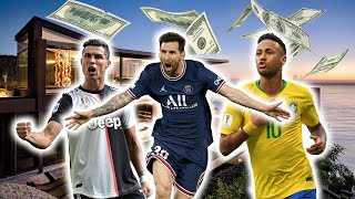 Top 10 Richest Footballers in the World and Their Homes 2023 [upl. by Lindberg995]