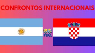 Argentina x Croácia Campeões em Confronto ⚽️🔥 [upl. by Parry]