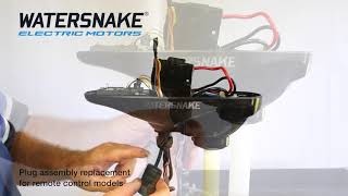 Watersnake Electric Motor Plug Assembly Replacement For Remote Models [upl. by Niowtna]