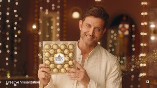 Light up your Diwali with the golden gift of Ferrero Rocher  Hrithik Roshan [upl. by Ainatnas]