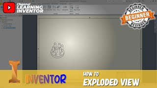 How To Do Exploded View In Inventor [upl. by Arehc]