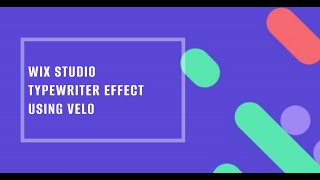 How to create a typewriter effect on Wix Studio [upl. by Gareri]