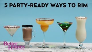 5 Ways to Rim a Cocktail Glass [upl. by Tsepmet]