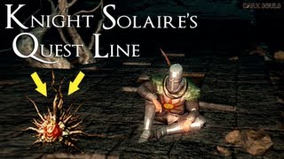 Dark Souls  Solaires Quest Line Saving Solaire In Lost Izalith And Summoning Him At Lord Gwyn [upl. by Ahsilet]