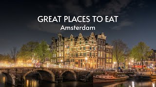 Great restaurants Amsterdam I Recommended series Netherlands [upl. by Eliseo]