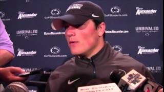 QB Christian Hackenberg on his performance against Akron video [upl. by Akkina]