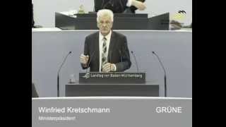 Kretschmann verliert Hose bei Rede im Landtag [upl. by Fairfax]