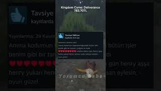 Kingdom Come Deliverance Steam Yorumları [upl. by Yadrahs]