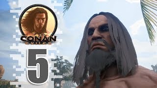 Getting Iron  EP05  CONAN EXILES Removing The Bracelet [upl. by Eerahc]