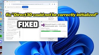 FIXED quotDirect3D could not be correctly initializedquot error [upl. by Art483]