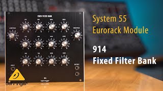 914 Fixed Filter Bank Eurorack Module [upl. by Neidhardt]