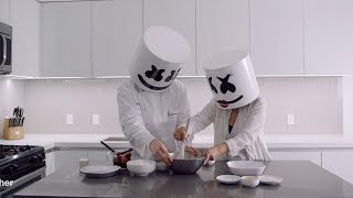 Cooking with Marshmello How To Make Chocolate Marshmello Pie Mothers Day Edition [upl. by Ehtnax]