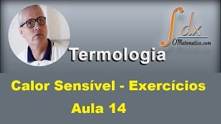 Grings  Física  Aula 14  Termologia  Calor Sensível  Exercícios [upl. by Enneibaf735]