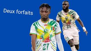 Guinée Bissau vs Mali  Néné amp Sinyako sont forfaits [upl. by Anirdna]