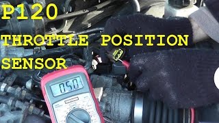 How To Test and Replace the Throttle Position Sensor TPS P0120 [upl. by Hazel]