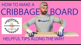 How to Make a Cribbage Board [upl. by Airdua]