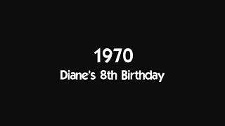 1970 Dianes Birthday [upl. by Greggory]