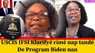 ISFSI bon info sou dènyé rimè ki genyen Biden [upl. by Amorita]