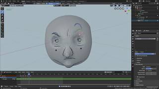 Simple head turn sketch with Blender Grease Pencil [upl. by Gonsalve]