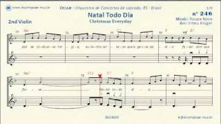 246  Natal Todo Dia  2nd Violin [upl. by Meisel]