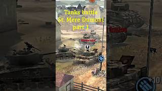 War games Company of Heroes St Mere Dumont part 1 shorts wargames tankwar [upl. by Lindeberg]