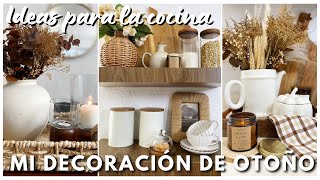 🍂🌻DECORACIÓN DE OTOÑO 2024  Ideas para decorar la cocina y el comedor  Reutiliza y decora conmigo [upl. by Tarsuss]