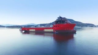 Kleven launch diamond sampling and exploration vessel [upl. by Hodges]