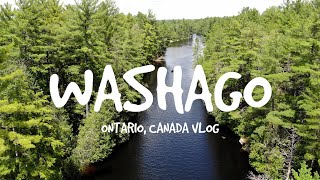 WASHAGO ONTARIO CANADA  Travel Vlog [upl. by Sivaj412]