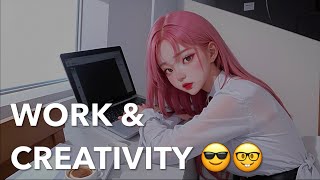 Chill Beats for Work amp Creativity Focused Cafe Vibes Playlist [upl. by Mort]