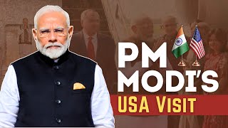 Watch LIVE 🇮🇳 🇺🇸  PM Modi’s USA Visit  Special Programme  DD News [upl. by Dunston32]