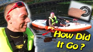 Inflatable Kayak  Catastrophic Air Loss Test  Costway GoPlus Drop Stitch Kayak [upl. by Hullda]