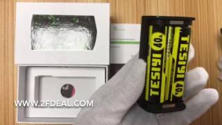 2FdealOriginal Teslacigs WYE 200W TC APV Box Mod [upl. by Tybi574]