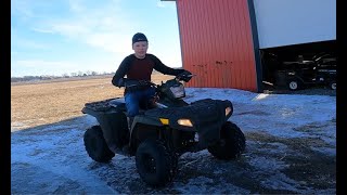 Polaris sportsman 110 EFI review [upl. by Nonrev]