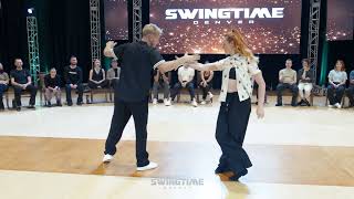 Alyssa Glanville amp Benji Schwimmer  3rd place Champions Strictly Finals  SwingTime Denver 2024 [upl. by Yregerg]