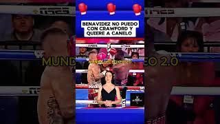 Benavidez no pudo con Terence Crawford y quiere a Canelo Álvarez boxeo boxing box [upl. by Vitek]