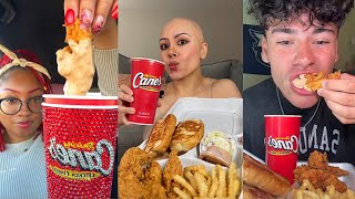 best raising canes mukbangs on tiktok that i love watching [upl. by Debbra719]