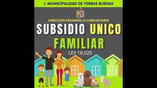 SUBSIDIO UNICO FAMILIAR [upl. by Llohcin]