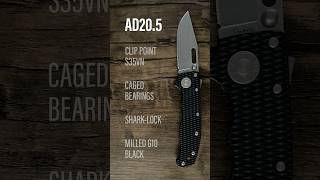 AD205 Clip Point With S35VN And Black Milled Texture G10 [upl. by Merras]