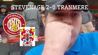 MATCH VLOG STEVENAGE 20 TRANMERE WORST PERFORMANCE IVE EVER SEEN SHOCKING [upl. by Ihp]