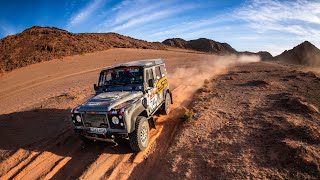 Dakar 2024 stage 9 AlliSport Defender td5 [upl. by Kotz]