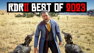 BEST OF FUNNY MOMENTS in RDR2 2023 [upl. by Aliakim]