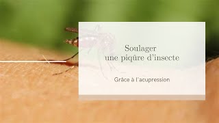 Comment soulager une piqûre dinsecte avec lacupression et les huiles essentielles [upl. by Parik182]