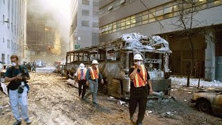 Toasted Vehicles Outside of WTC 7  Raw Footage [upl. by Weston]