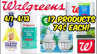 WALGREENS CLEANING PRODUCTS 74¢ EACH  THRU 413 [upl. by Casandra831]